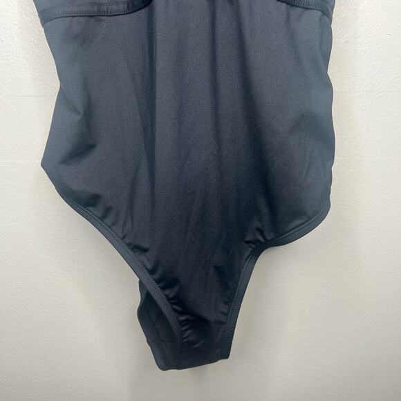 NWT La Blanca Tummy Control Multi Strap Cross-Back One-Piece Swimsuit Size 16 - Picture 6 of 14